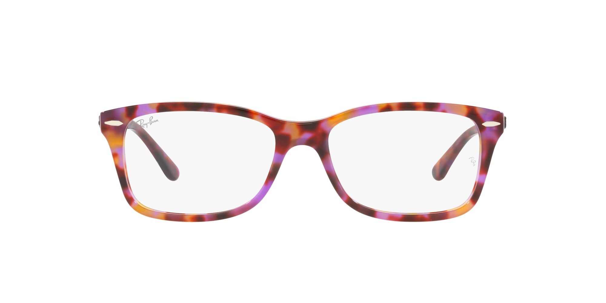 Occhiali da vista Ray-Ban RX 5428 (8175) - RB 5428 8175 colore rosso forma quadrato lenti lente demo