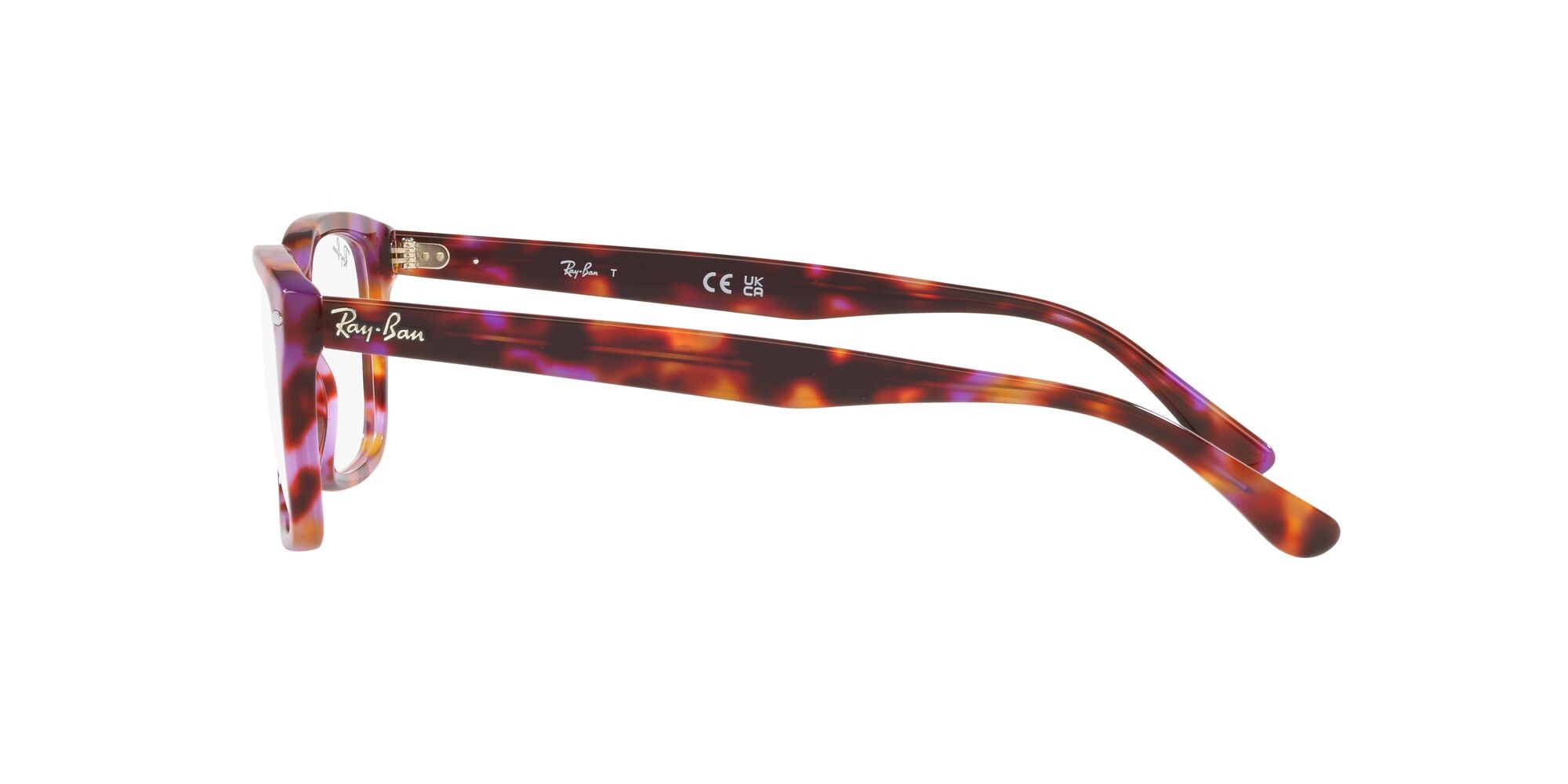 Occhiali da vista Ray-Ban RX 5428 (8175) - RB 5428 8175 colore rosso forma quadrato lenti lente demo