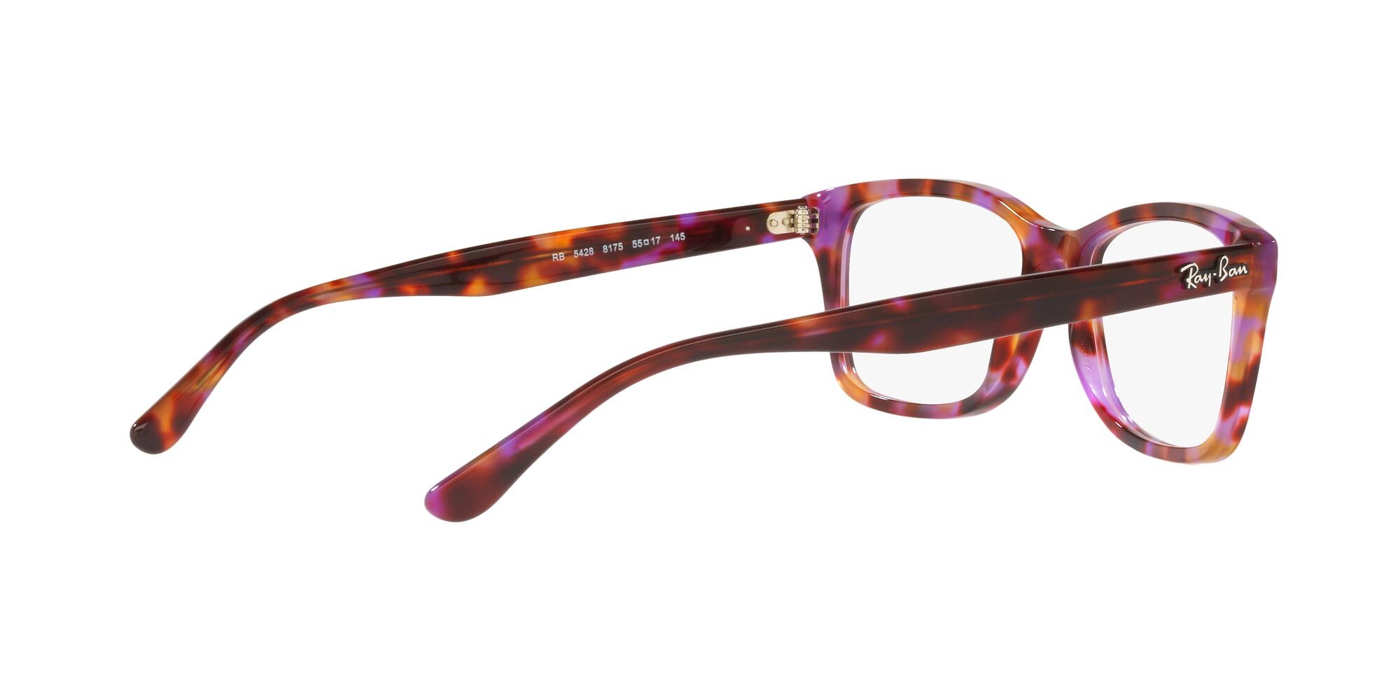 Occhiali da vista Ray-Ban RX 5428 (8175) - RB 5428 8175 colore rosso forma quadrato lenti lente demo