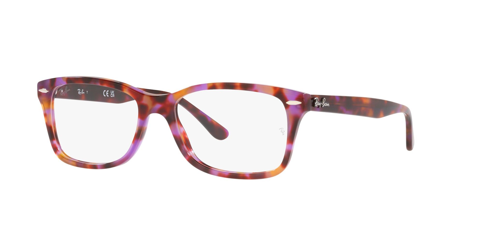 Occhiali da vista Ray-Ban RX 5428 (8175) - RB 5428 8175 colore rosso forma quadrato lenti lente demo