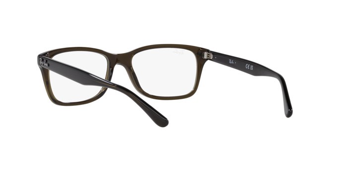 Occhiali da vista Ray-Ban RX 5428 (8299) - RB 5428 8299 colore havana scuro forma quadrato lenti lente demo