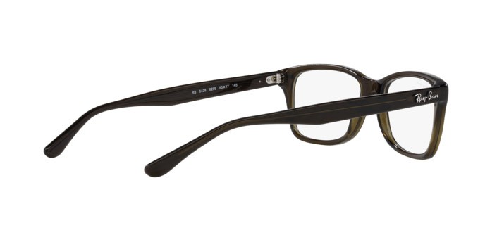 Occhiali da vista Ray-Ban RX 5428 (8299) - RB 5428 8299 colore havana scuro forma quadrato lenti lente demo