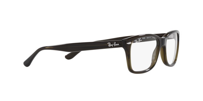 Occhiali da vista Ray-Ban RX 5428 (8299) - RB 5428 8299 colore havana scuro forma quadrato lenti lente demo