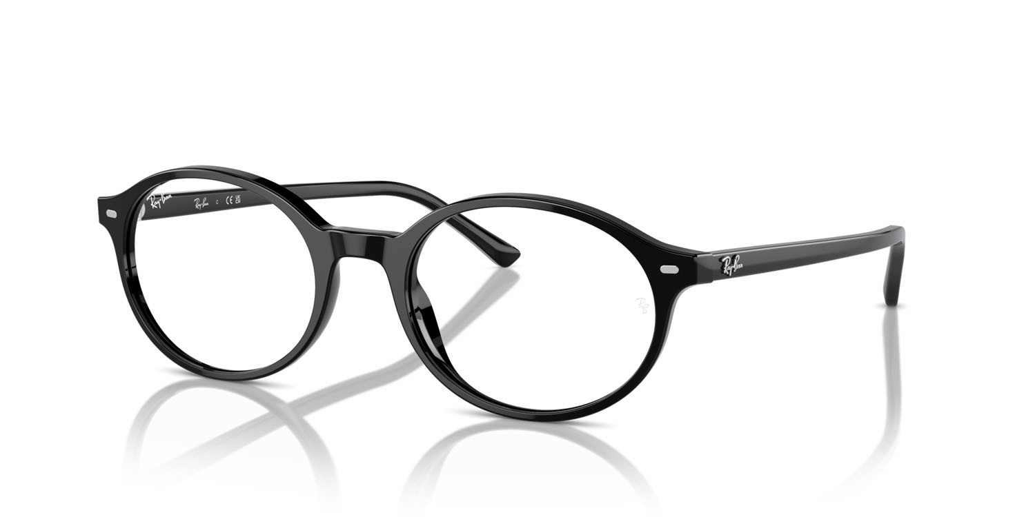 Occhiali da vista Ray-Ban German RX 5429 (2000) - RB 5429 2000 colore nero forma ovale lenti trasparente