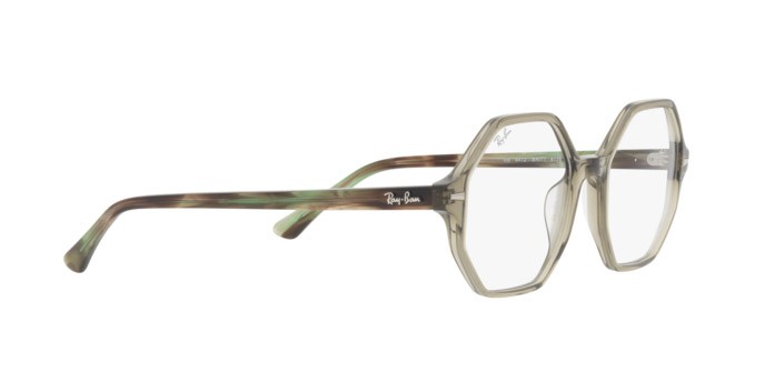 Brillen Ray-Ban Britt RX 5472 (8178) - RB 5472 8178 farbe transparent green form unregelmäßig gläser demo lens