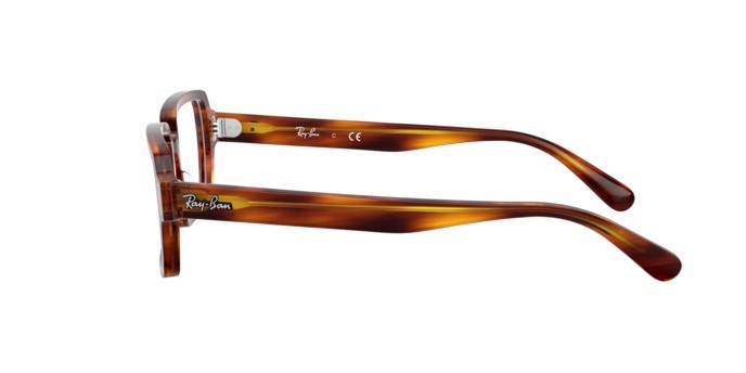 Brillen Ray-Ban Benji RX 5473 (2144) - RB 5473 2144 farbe striped havana form rechteckig gläser demo lens