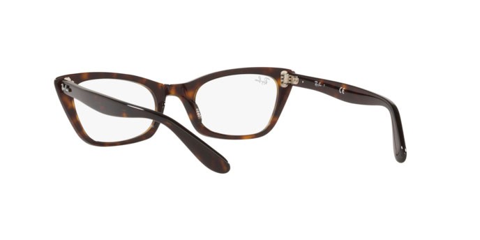 Eyeglasses Ray-Ban Lady Burbank RX 5499 (2012) - RB 5499 2012 color havana shape cat eye lenses demo lens