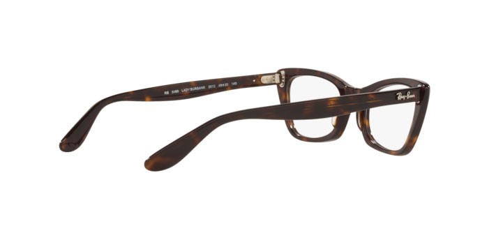 Eyeglasses Ray-Ban Lady Burbank RX 5499 (2012) - RB 5499 2012 color havana shape cat eye lenses demo lens