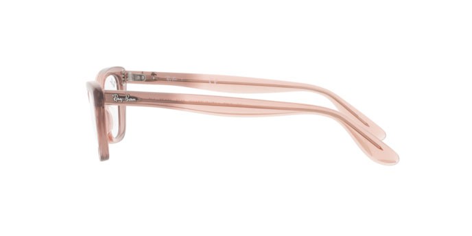 Occhiali da vista Ray-Ban Lady Burbank RX 5499 (8148) - RB 5499 8148 colore transparent pink forma cat eye lenti demo lens