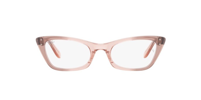 Occhiali da vista Ray-Ban Lady Burbank RX 5499 (8148) - RB 5499 8148 colore transparent pink forma cat eye lenti demo lens