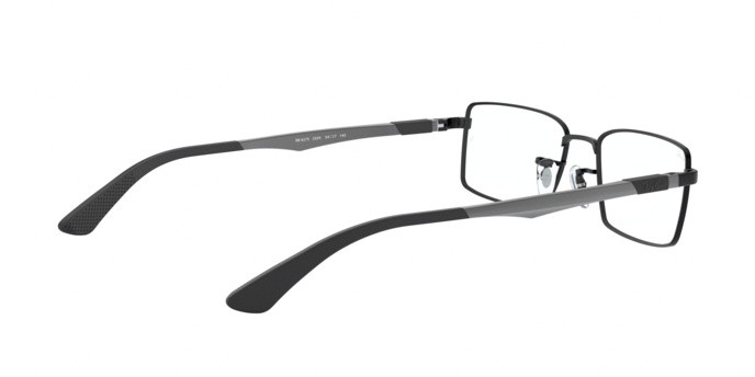 Occhiali da vista Ray-Ban RX 6275 (2503) - RB 6275 2503 colore matte black forma rettangolare lenti demo lens