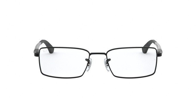 Occhiali da vista Ray-Ban RX 6275 (2503) - RB 6275 2503 colore matte black forma rettangolare lenti demo lens