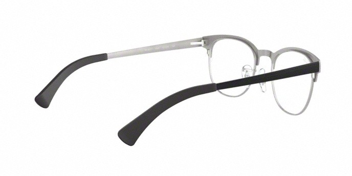 Occhiali da vista Ray-Ban RX 6317 (2832) - RB 6317 2832 colore top black on matte silver forma rotondo lenti demo lens