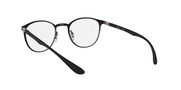 Occhiali da vista Ray-Ban RX 6355 (2503) - RB 6355 2503 colore matte black forma pantos lenti demo lens