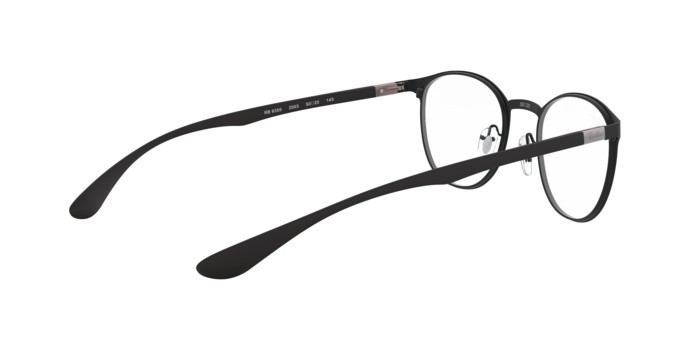Occhiali da vista Ray-Ban RX 6355 (2503) - RB 6355 2503 colore matte black forma pantos lenti demo lens