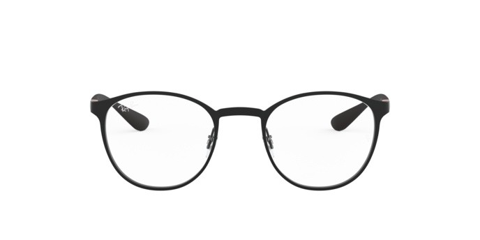 Occhiali da vista Ray-Ban RX 6355 (2503) - RB 6355 2503 colore matte black forma pantos lenti demo lens