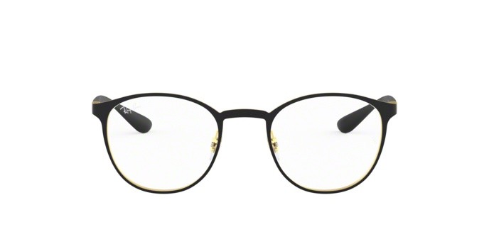 Occhiali da vista Ray-Ban RX 6355 (2994) - RB 6355 2994 colore gold on top matte black forma pantos lenti demo lens
