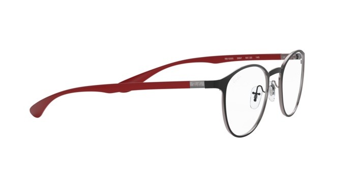 Brillen Ray-Ban RX 6355 (2997) - RB 6355 2997 farbe silver on top matte black form pantos gläser demo lens