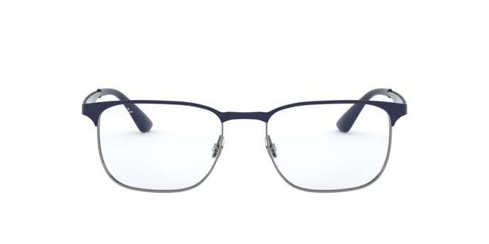 Occhiali da vista Ray-Ban RX 6363 (2947) - RB 6363 2947 colore gunmetal on top dark blue forma quadrato lenti demo lens