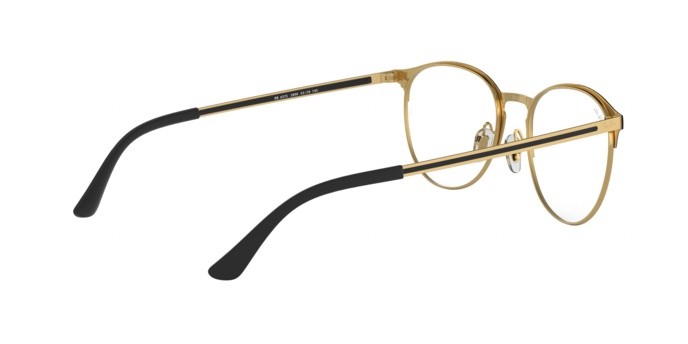 Eyeglasses Ray-Ban RX 6375 (2890) - RB 6375 2890 color gold top in black shape pantos lenses demo lens