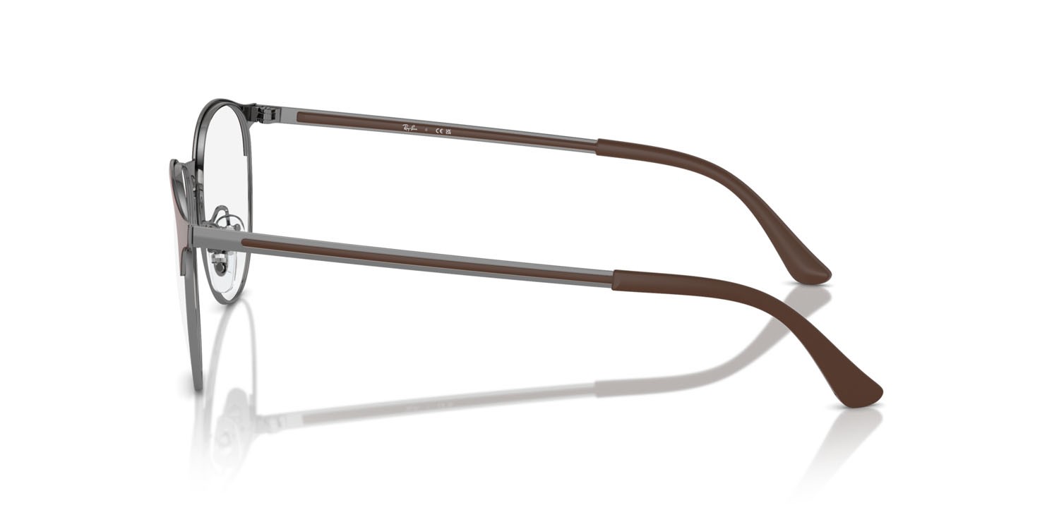 Eyeglasses Ray-Ban RX 6375 (3172) - RB 6375 3172 color havana su gunmetal shape pantos lenses trasparente