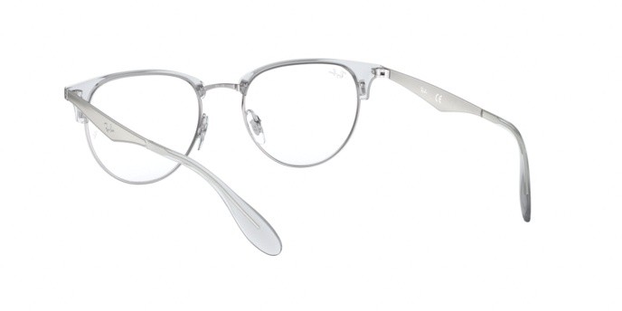 Occhiali da vista Ray-Ban RX 6396 (2936) - RB 6396 2936 colore silver forma quadrato lenti demo lens