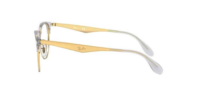 Occhiali da vista Ray-Ban RX 6396 (5762) - RB 6396 5762 colore gold forma pantos lenti demo lens