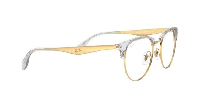 Occhiali da vista Ray-Ban RX 6396 (5762) - RB 6396 5762 colore gold forma pantos lenti demo lens