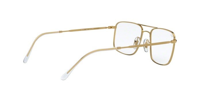 Brillen Ray-Ban RX 6434 (2500) - RB 6434 2500 farbe gold form rechteckig gläser demo lens