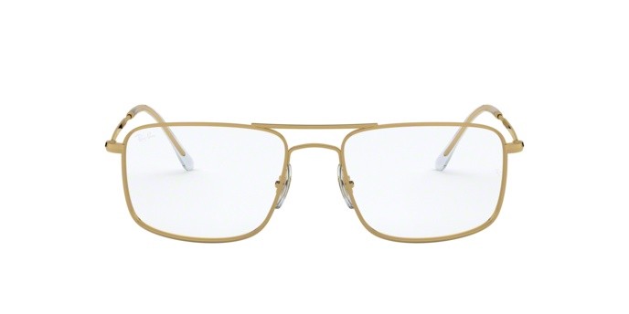 Brillen Ray-Ban RX 6434 (2500) - RB 6434 2500 farbe gold form rechteckig gläser demo lens