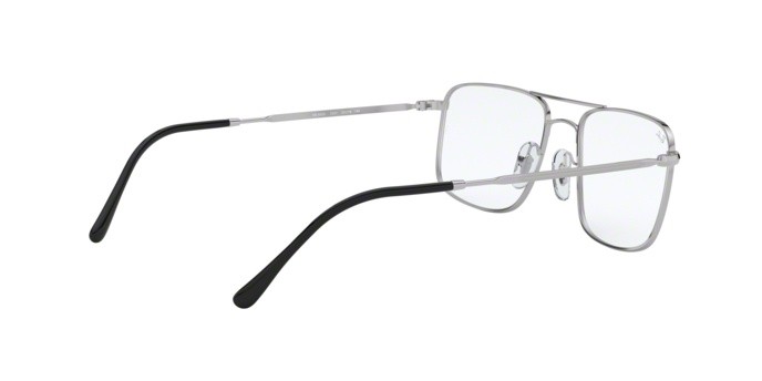 Brillen Ray-Ban RX 6434 (2501) - RB 6434 2501 farbe silver form rechteckig gläser demo lens