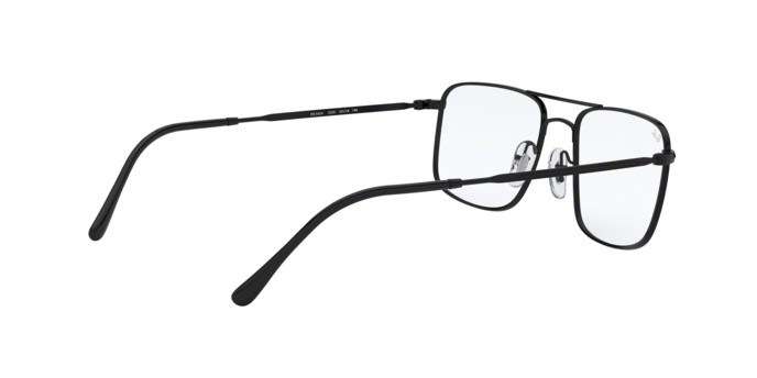 Brillen Ray-Ban RX 6434 (2509) - RB 6434 2509 farbe black form rechteckig gläser demo lens