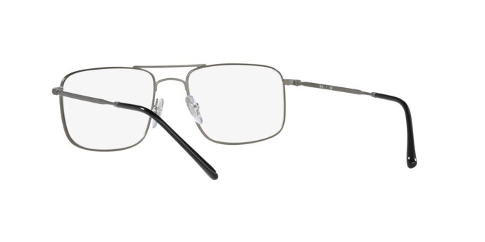 Brillen Ray-Ban RX 6434 (2620) - RB 6434 2620 farbe matte gun metal form quadratisch gläser demo lens