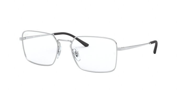 Brillen Ray-Ban RX 6440 (2501) - RB 6440 2501 farbe silver form unregelmäßig gläser demo lens