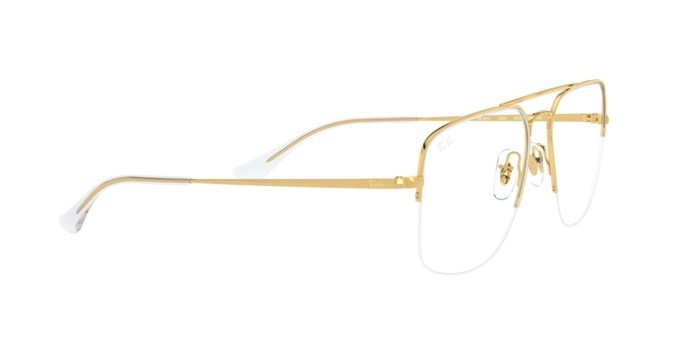 Brillen Ray-Ban The General Gaze RX 6441 (2500) - RB 6441 2500 farbe gold form quadratisch gläser demo lens