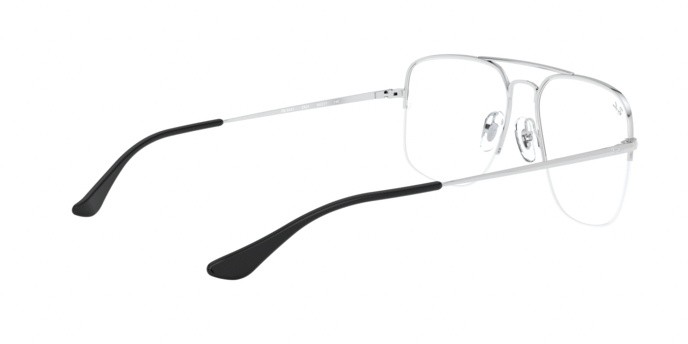 Brillen Ray-Ban The General Gaze RX 6441 (2501) - RB 6441 2501 farbe silver form quadratisch gläser demo lens