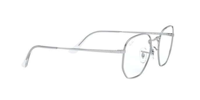 Occhiali da vista Ray-Ban Hexagonal RX 6448 (2501) - RB 6448 2501 colore silver forma irregolare lenti demo lens