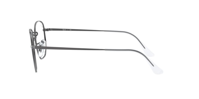 Occhiali da vista Ray-Ban Hexagonal RX 6448 (2502) - RB 6448 2502 colore shiny gunmetal forma irregolare lenti demo lens