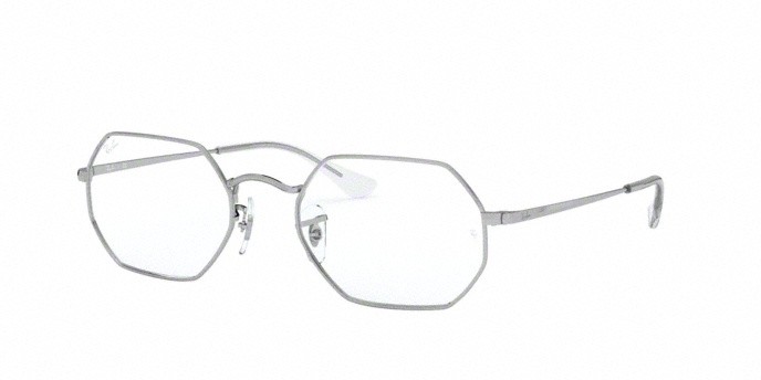 Brillen Ray-Ban Octagonal RX 6456 (2501) - RB 6456 2501 farbe silver form unregelmäßig gläser demo lens