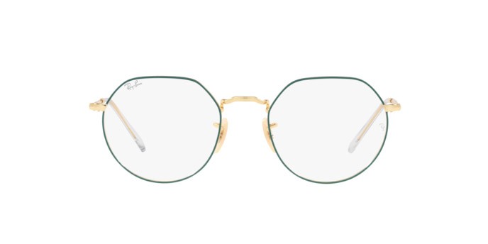 Eyeglasses Ray-Ban Jack RX 6465 (3136) - RB 6465 3136 color matte petroleum on arista shape irregular lenses demo lens