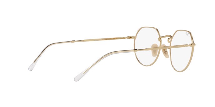 Occhiali da vista Ray-Ban Jack RX 6465 (3137) - RB 6465 3137 colore matte violet on arista forma irregolare lenti demo lens