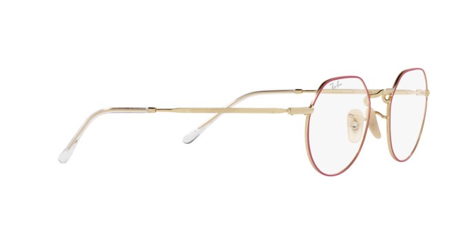 Occhiali da vista Ray-Ban Jack RX 6465 (3137) - RB 6465 3137 colore matte violet on arista forma irregolare lenti demo lens