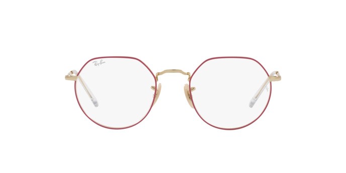 Occhiali da vista Ray-Ban Jack RX 6465 (3137) - RB 6465 3137 colore matte violet on arista forma irregolare lenti demo lens