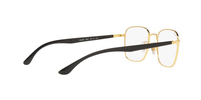 Occhiali da vista Ray-Ban RX 6469 (2991) - RB 6469 2991 colore black on arista forma quadrato lenti demo lens