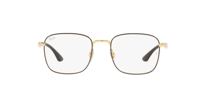 Occhiali da vista Ray-Ban RX 6469 (2991) - RB 6469 2991 colore black on arista forma quadrato lenti demo lens