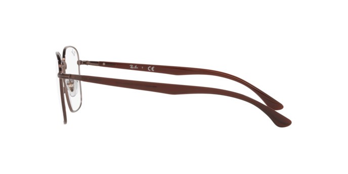 Brillen Ray-Ban RX 6469 (3110) - RB 6469 3110 farbe dark brown form quadratisch gläser demo lens
