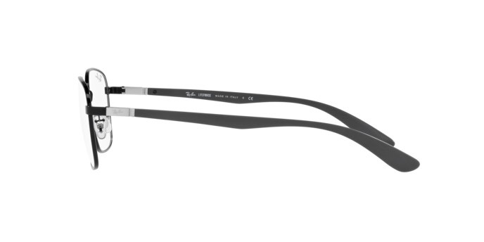 Occhiali da vista Ray-Ban RX 6478 (3057) - RB 6478 3057 colore black forma quadrato lenti demo lens