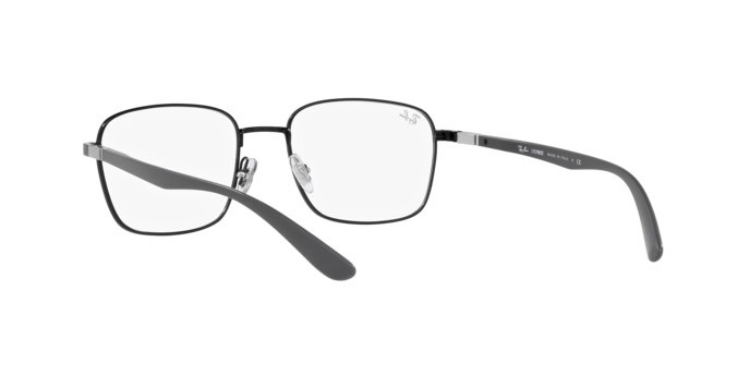 Occhiali da vista Ray-Ban RX 6478 (3057) - RB 6478 3057 colore black forma quadrato lenti demo lens