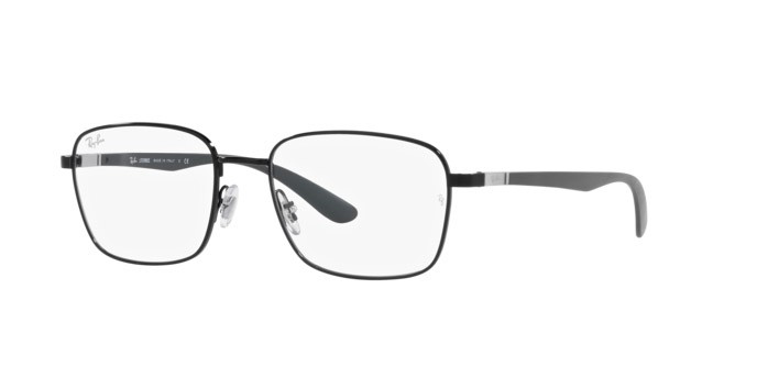 Occhiali da vista Ray-Ban RX 6478 (3057) - RB 6478 3057 colore black forma quadrato lenti demo lens