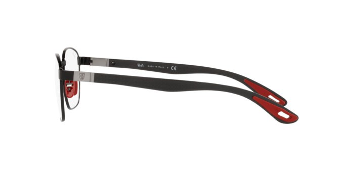 Eyeglasses Ray-Ban Scuderia Ferrari Collection RX 6480M (F009) - RB 6480M F009 color black shape square lenses demo lens